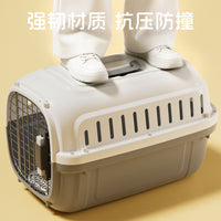 Portable Pet Carrier for Cats and Small Dogs, Airline Approved Travel Crate with Handle