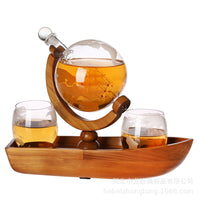 Creative High Borosilicate Globe Decanter for Vodka & Whiskey, Wine Dispenser