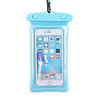 Waterproof Phone Pouch with Airbag for Underwater Photography and Touchscreen Use, Floating Dry Bag for Swimming and Rafting