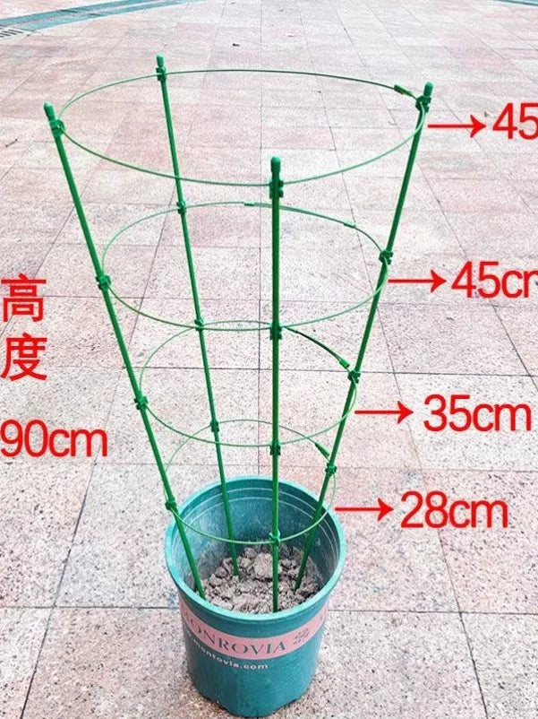 Telescopic Plant Support Trellis for Climbing Plants, Moonflower, Rose, Orchid, Pothos, Balcony Greenery