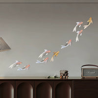 3D Koi Fish Wall Decor Relief Art for Living Room Bedroom
