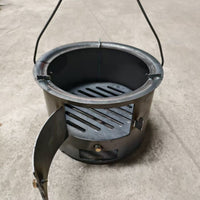 Outdoor Camping Wood Burning Stove for Cooking, Heating, and BBQ