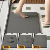 Diatomaceous Earth Bath Mat Quick Dry Non-Slip Absorbent Shower Floor Mat