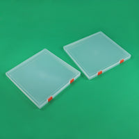 A4 Clear Document Storage Box with Buckle for Student Papers and Certificates