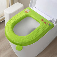 Waterproof Toilet Seat Cover with Fragrance, Universal All Seasons, Wash-Free Thickened Toilet Seat Cushion for Home, Adhesive