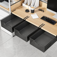Under-Desk Hidden Drawer Storage Organizer for Office and Home