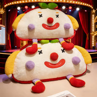 Creative Clown Doll Headboard Pillow Large Soft Backrest Cushion for Kids Room