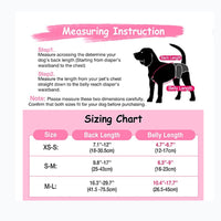 Pet Dog Diaper with Adjustable Suspenders for Incontinence and Heat Cycles
