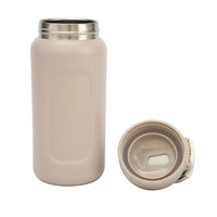 Portable 304 Stainless Steel Vacuum Insulated Water Bottle with Pop-Up Lid for Outdoor Travel