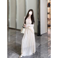 Korean Style Loose Fit Two-Piece Dress Set for Early Autumn
