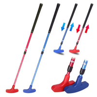 Adjustable Length Two/Three-Section Golf Putter for Juniors and Adults