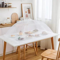 Foldable Rectangular Food Cover Tent for Outdoor Picnics and Home Dining, Large Mesh Screen Food Protector