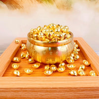Mini Gold Ingot Figurines for Wealth and Decoration