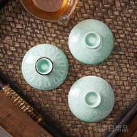 Ceramic Gaiwan Lid Replacement for Kung Fu Tea Bowls - Various Styles and Sizes
