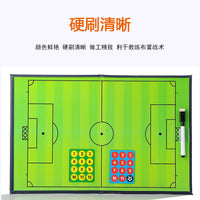 Magnetic Coaching Board for Basketball and Soccer - Foldable Dry Erase Tactical Clipboard for Training and Games