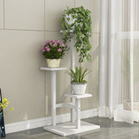 Multi-Tiered Plant Stand for Indoor/Outdoor Use, Metal Frame with Storage Shelves for Potted Plants, Succulents, and Greenery