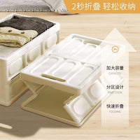 Foldable Outdoor Camping Storage Box with Waterproof Bag for Car Trunk Organization