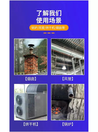 Extended Hex Shank Wire Brush for Power Drills, Boiler Pipe Cleaning and Rust Removal