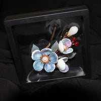 Transparent PE Film Jewelry Display Box Anti-Oxidation Dustproof Floating Frame for Earrings Necklaces Rings Watches