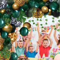 Jungle Animal Theme Balloon Arch Kit for Birthday Baby Shower Party Decorations