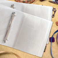 Frosted PP A4 Loose-Leaf Binder Album for Stickers, Bookmarks, and Collectibles