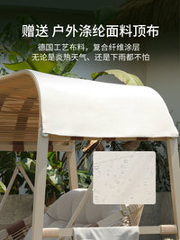 Outdoor Patio Swing Chair Double Hammock Garden Balcony Cradle Seat