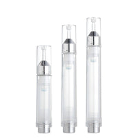 Travel Vacuum Press Pump Bottle for Lotion, Eye Cream, Serum, Foundation Samples