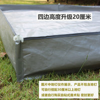 Outdoor PE Ground Sheet for Camping Tent, Waterproof and Moisture-proof Mat