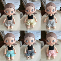10cm Cotton Doll Plaid/Polka Dot Mini Shorts for Doll Clothes