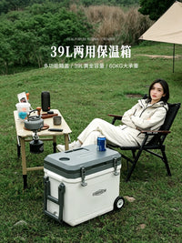 Portable Outdoor Camping Cooler Box for Car and Commercial Use, Insulated Ice Chest for Food Preservation