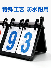 Multi-Sport Flip Scoreboard for Basketball, Table Tennis, and More