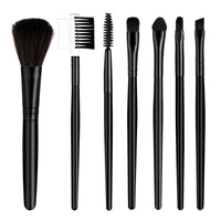 7-Piece Professional Makeup Brush Set for Face and Eyes