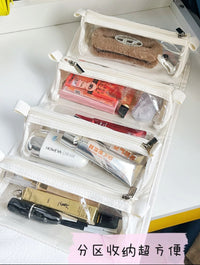 4-in-1 Detachable Hanging Travel Toiletry Bag Portable Foldable Cosmetic Organizer