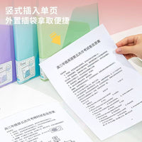 Large Capacity Accordion File Folder for Documents and Papers, Creative Fashion Organizer for Students