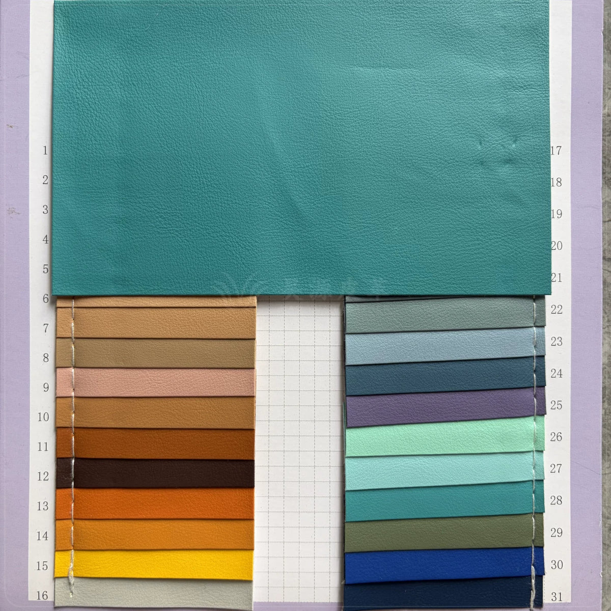 PU Leather Fabric with Spunlace Finish for DIY Crafts, Bags, Notebooks, and Gift Boxes