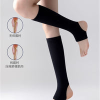 Professional Sports Compression Leg Sleeves for Women - Thin Summer Running, Fitness, Yoga Stirrup Socks