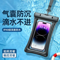 Waterproof Phone Pouch with Airbag for Swimming and Outdoor Activities