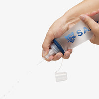 SANXDI Collapsible Soft Water Bottle for Outdoor Sports, Running, Marathon, and Hydration Pack