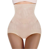 Women's High-Waist Tummy Control Shaper Panties with Breathable Mesh