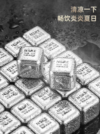 316 Stainless Steel Reusable Whiskey Ice Cubes for Drinks