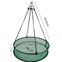 Outdoor Windproof Bird Feeder Net Bag with Top and Bottom Buckles for Garden and Yard
