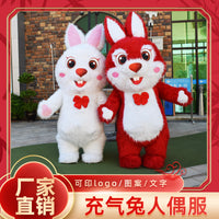 Inflatable Mascot Costume for Festivals and Events - Panda, Polar Bear, Rabbit, God of Wealth