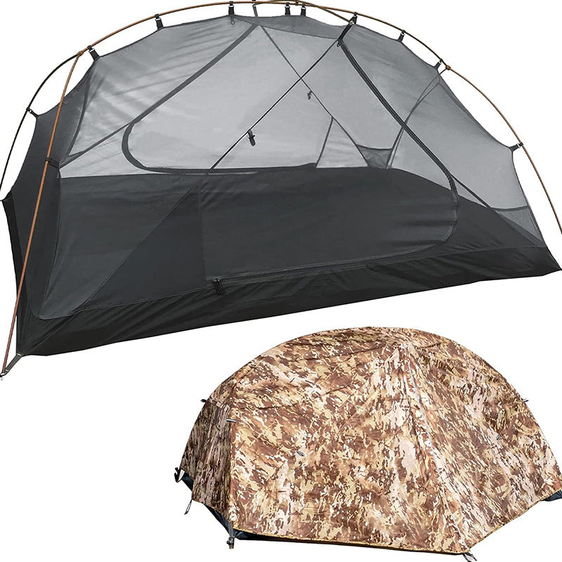 Ultralight Waterproof 3-Season Backpacking Tent with Rainfly and Footprint for 1 Person