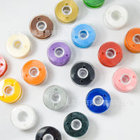 15-Color Bobbin Thread Set for Household Sewing Machines - Assorted Colors for DIY Craft and Sewing Projects