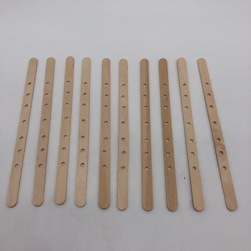 Wooden Candle Wick Centering Device for DIY Candle Making, Multi-Hole Wick Holder