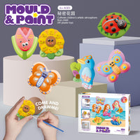 Kids' DIY Plaster Painting Kit - Creative Educational Toy for Arts & Crafts