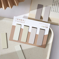 Zaomo Morandi Magnetic Bookmarks, Solid Color Soft Magnetic Page Markers, 4 Styles