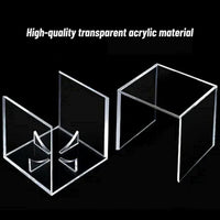 Acrylic Transparent Baseball Display Case Dustproof Golf Ball Storage Box