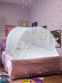 Foldable Mosquito Net Tent for Beds, Full Enclosure, Easy Installation, Adjustable for Office Nap and Sleep