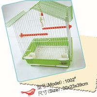 Small Portable Iron Bird Cage for Parakeets and Finches